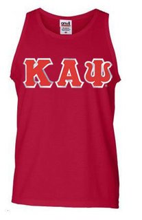 DISCOUNT- Kappa Alpha Psi Lettered Tank Top
