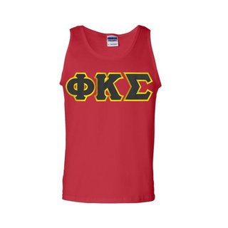 DISCOUNT- Phi Kappa Sigma Lettered Tank Top