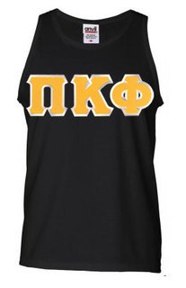 DISCOUNT- Pi Kappa Phi Lettered Tank Top