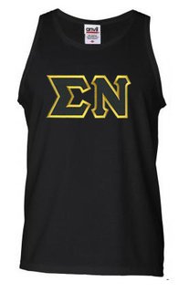 DISCOUNT- Sigma Nu Lettered Tank Top