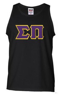 DISCOUNT- Sigma Pi Lettered Tank Top