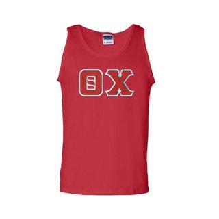 DISCOUNT- Theta Chi Lettered Tank Top
