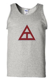 DISCOUNT- Triangle Fraternity Lettered Tank Top