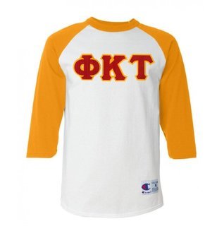 DISCOUNT- Phi Kappa Tau Lettered Raglan T-Shirt