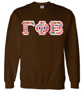 Fraternity Sorority Letters Twill Lettered Apparel Gifts