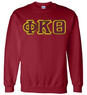 Phi Kappa Theta Custom Twill Crewneck Sweatshirt