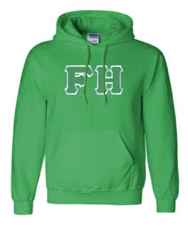 DISCOUNT FarmHouse Fraternity Lettered Hooded Sweatshirt