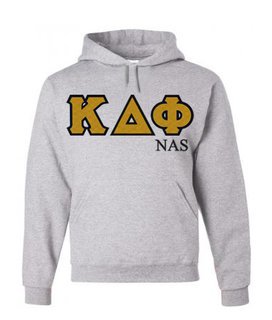 Kappa Delta Phi Custom Twill Hooded Sweatshirt