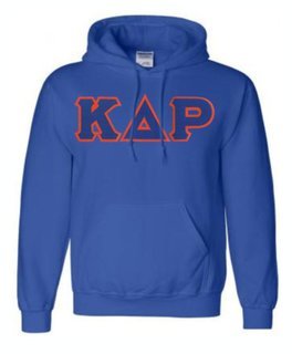DISCOUNT Kappa Delta Rho Lettered Hooded Sweatshirt