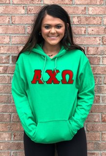 Fraternity & Sorority Lettered Hoodie - Only $29.95