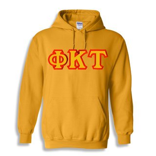 Phi Kappa Tau Custom Twill Hooded Sweatshirt
