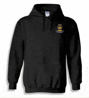 DISCOUNT-ACACIA Fraternity Crest - Shield Emblem Hooded Sweatshirt