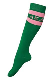 Alpha Kappa Alpha Socks - MADE FAST!