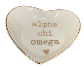 Alpha Chi Omega Ceramic Ring Dish