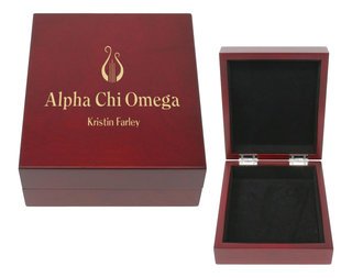 Alpha Chi Omega Mascot Keepsake Box