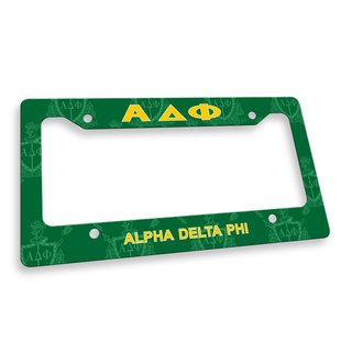 Alpha Delta Phi License Plate Frame