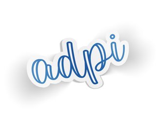 Alpha Delta Pi Kem Sticker