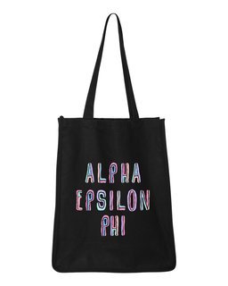 Alpha Epsilon Phi Jumbo All In Tote Bag
