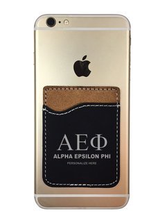 Alpha Epsilon Phi Leatherette Phone Wallet