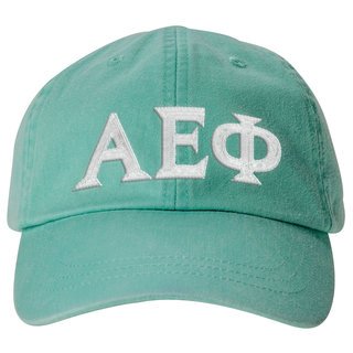 Alpha Epsilon Phi Lettered Premium Pastel Hat