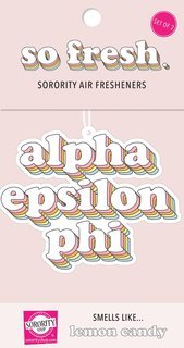 Alpha Epsilon Phi Retro Air Freshener (2 pack)