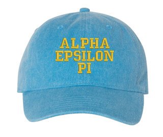 Alpha Epsilon Pi Pigment Dyed Baseball Cap