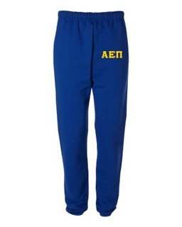 Alpha Epsilon Pi Greek Lettered Thigh Sweatpants