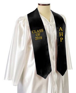 Alpha Eta Rho Embroidered Graduation Sash Stole