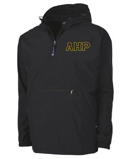 Alpha Eta Rho Tackle Twill Lettered Pack N Go Pullover