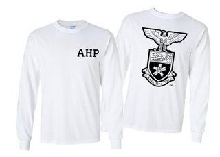 Alpha Eta Rho World Famous Crest - Shield Long Sleeve T-Shirt- $24.95!