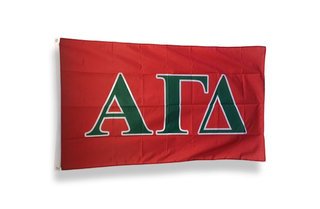 Alpha Gamma Delta Big Greek Letter Flag