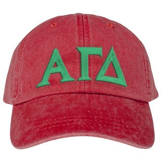 Alpha Gamma Delta Lettered Premium Pastel Hat