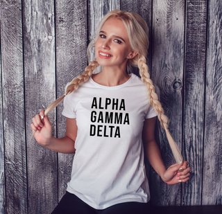 Alpha Gamma Delta Align T-Shirt
