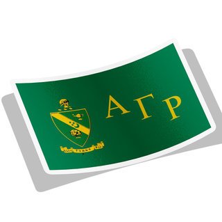 Alpha Gamma Rho Flag Decal Sticker
