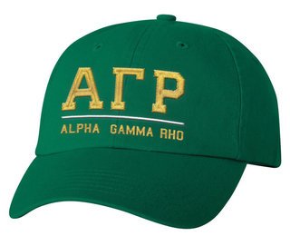 Alpha Gamma Rho Old School Greek Letter Hat