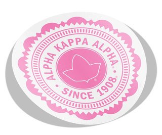 Alpha Kappa Alpha 5" Sorority Seal Bumper Sticker