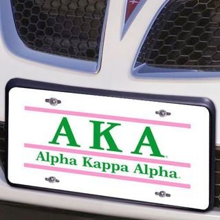 Alpha Kappa Alpha Lettered Lines License Cover