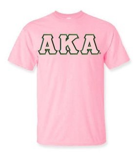 Alpha Kappa Alpha Lettered Shirts