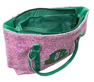 Alpha Kappa Alpha Pink Sequin Tote Bag