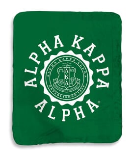 Alpha Kappa Alpha Sherpa Blanket Sale 39 95 Greek Gear