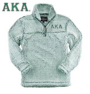 Alpha Kappa Alpha Sherpa Quarter Zip Pullover