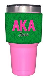 Alpha Kappa Alpha Yeti Rambler Bottle Insulator (Yeti not included)