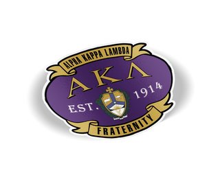 Alpha Kappa Lambda Banner Crest - Shield Decal