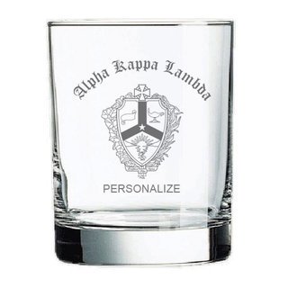 Alpha Kappa Lambda Old Style Glass