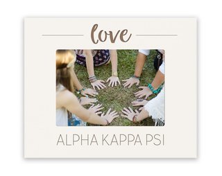 Alpha Kappa Psi Love Picture Frame