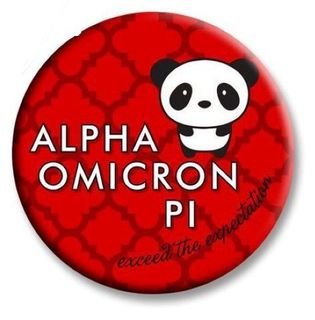 Alpha Omicron Pi Panda Button (2)