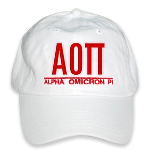 Alpha Omicron Pi World Famous Line Hat