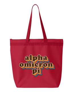 Alpha Omicron Pi Maya Tote Bag