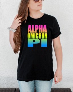 Alpha Omicron Pi Neon Flo Tee