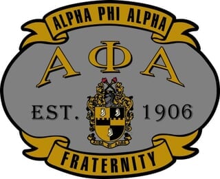 Alpha Phi Alpha Banner Crest Shield Decal Sale 6 95 Greek Gear